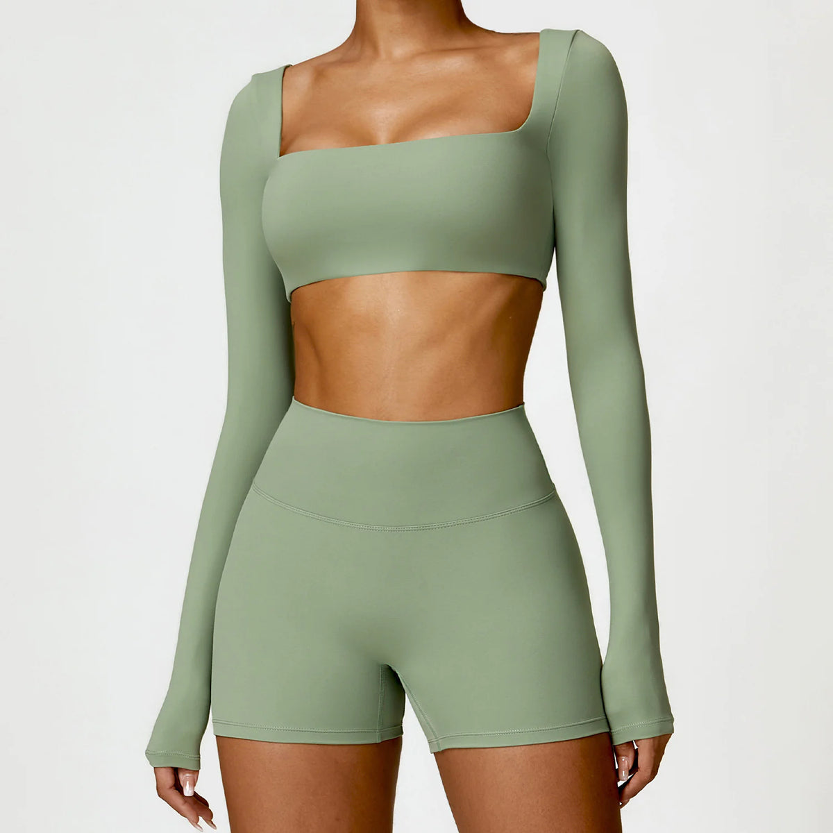 Winter Nude Feel Tight Yoga Suit Rieworkes