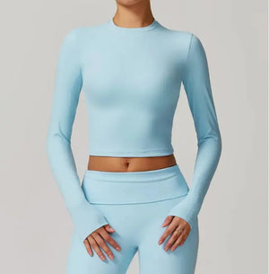 Slim Fit Long Sleeve Yoga Wear Rieworkes