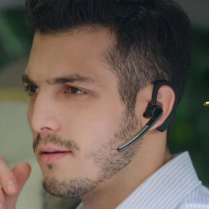 Bluetooth Earpiece Wireless Headset Noise Cancelling Headphones Driver Trucker Rieworkes