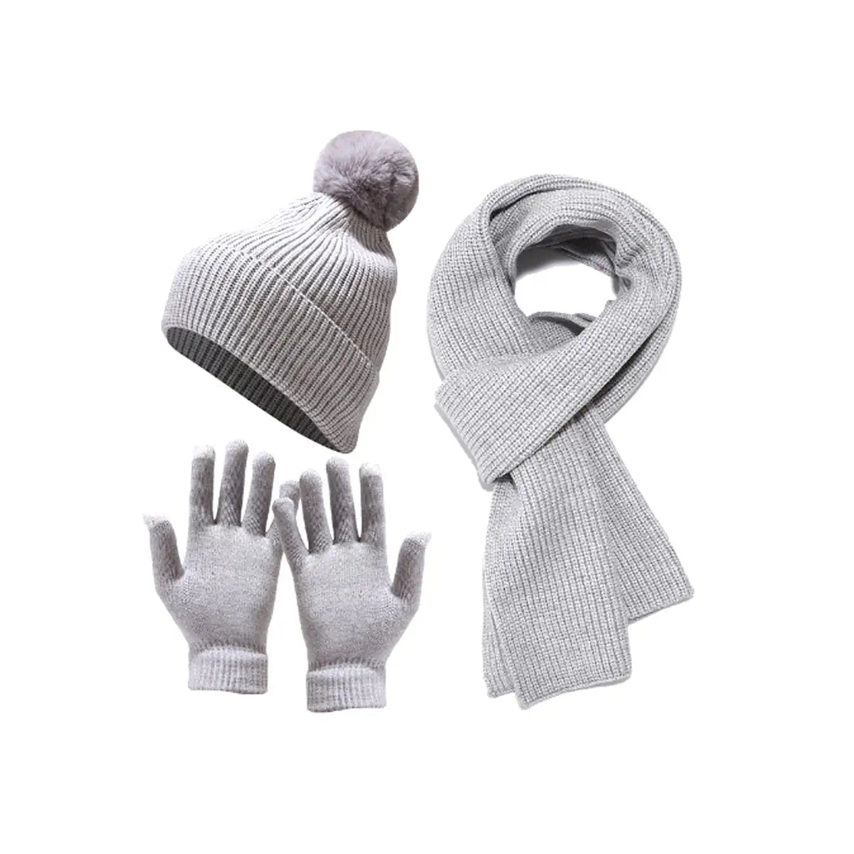 Cozy Winter 3 In 1 Scarf, Beany And Gloves Set Rieworkes