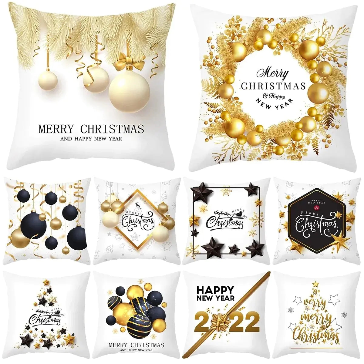 Festive Christmas Pillowcase Set 2023 Rieworkes