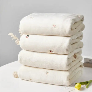 Newborn Winter Swaddle Blanket Fleece Rieworkes