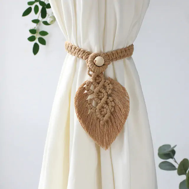 Macrame Room Decoration Curtain Tieback Rope Rieworkes