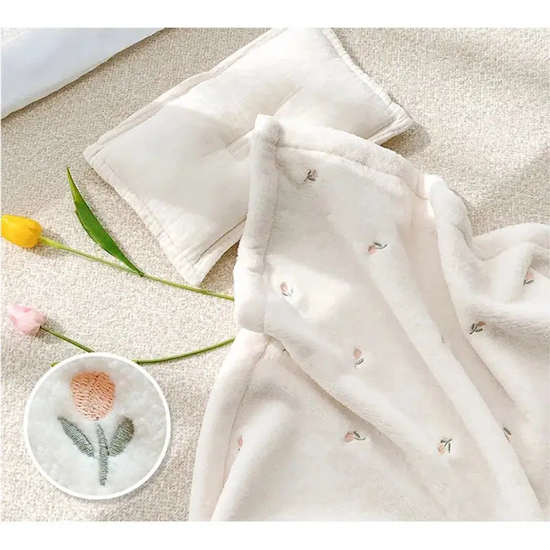Soft Flannel Baby Blanket for Newborns Rieworkes