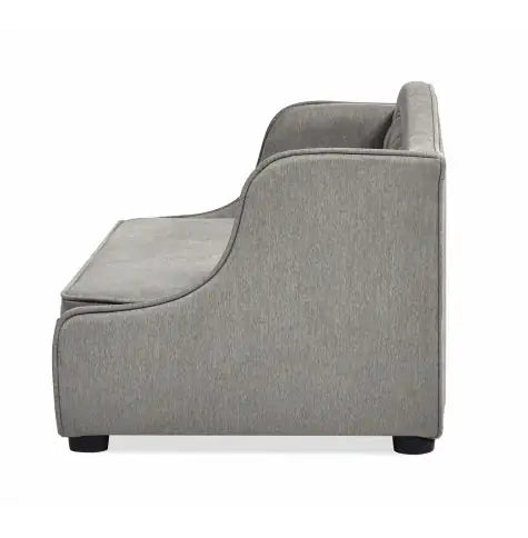 Robin 35 Tufted Wingback Pet Sofa Bed, Medium, Uptown Gray Stain Resistant High Performance Polyester Mimarta