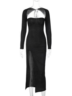 Elegant Maxi Prom Dress Rieworkes