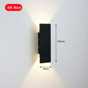 Modern 6W LED Indoor Wall Lamp for Bedroom and Living Room Rieworkes