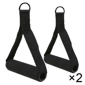 Nylon Tricep Rope Cable Handles: Gym Machine Attachment Set Rieworkes