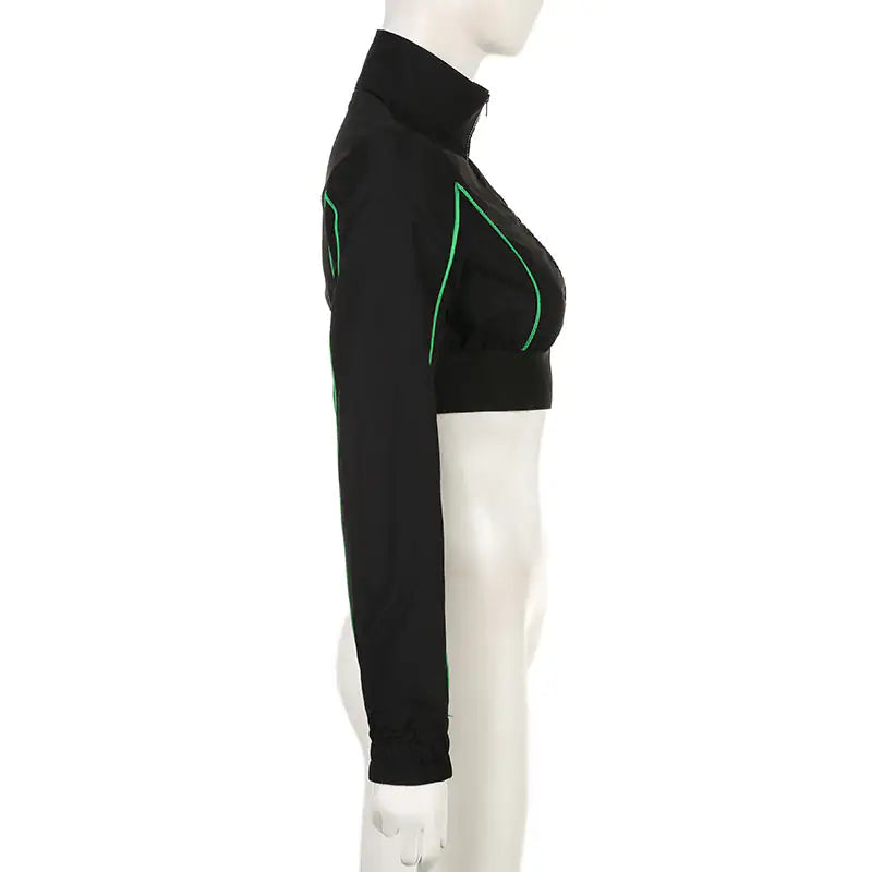 Cropped Zipper Jacket Rieworkes