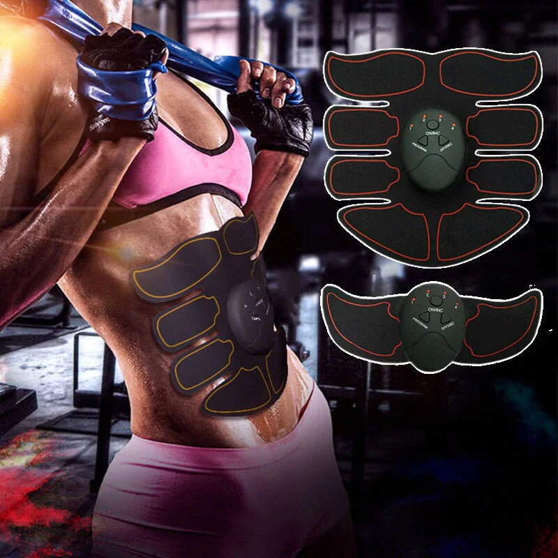 EMS Abdominal Muscle Toning Trainer ABS Stimulator Toner Fitness Binder Gym Belt Rieworkes
