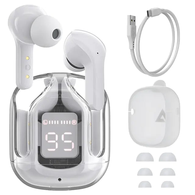 ACEFAST T6 TWS Earphone Wireless Bluetooth 5.0 Headphones Sport Gaming Headsets Noise Reduction Earbuds with Mic + Free cover Rieworkes