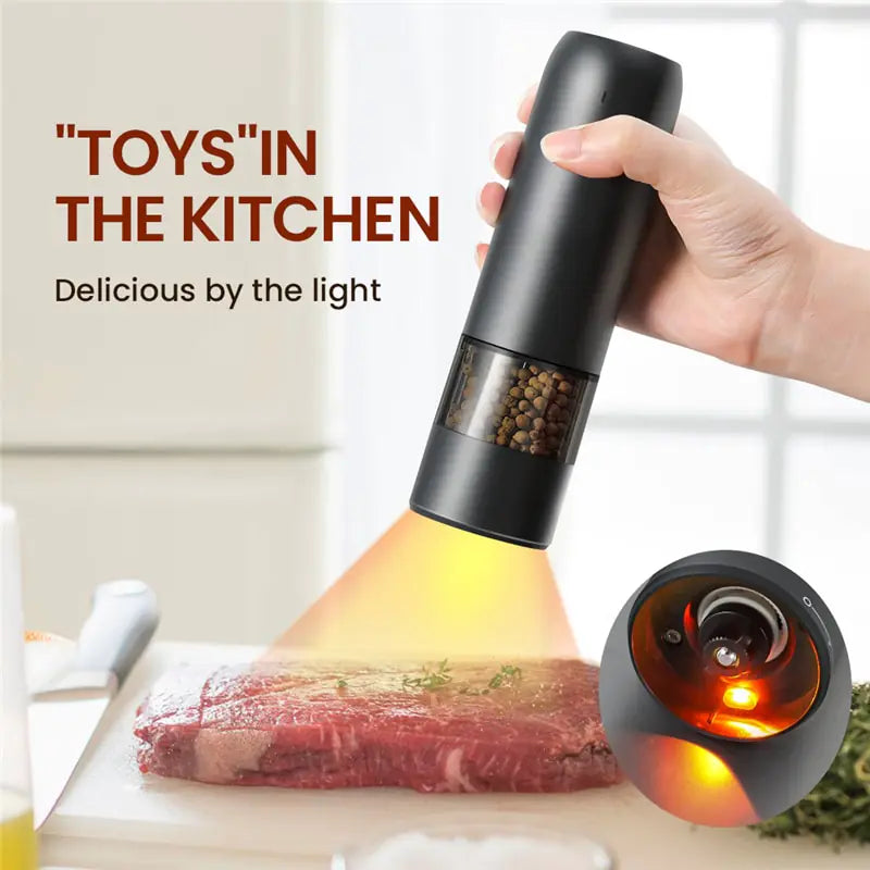 Electric Automatic Pepper And Salt Grinder Rieworkes