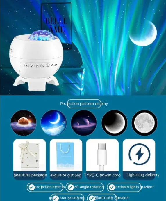 Northern Lights Starry Sky Projector Rieworkes