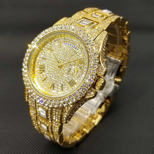 Men's Luxury Crystal Watches Rieworkes