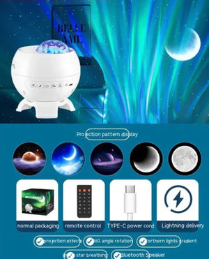 Northern Lights Starry Sky Projector Rieworkes