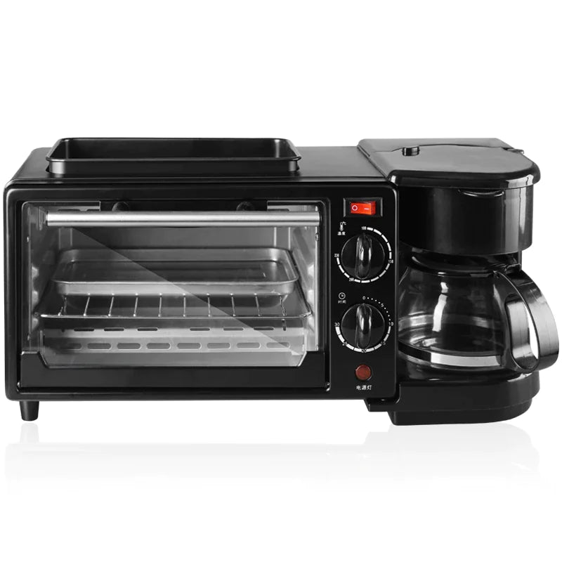 3-in-1 Breakfast Machine: Coffee Maker &amp; Toaster Mimarta