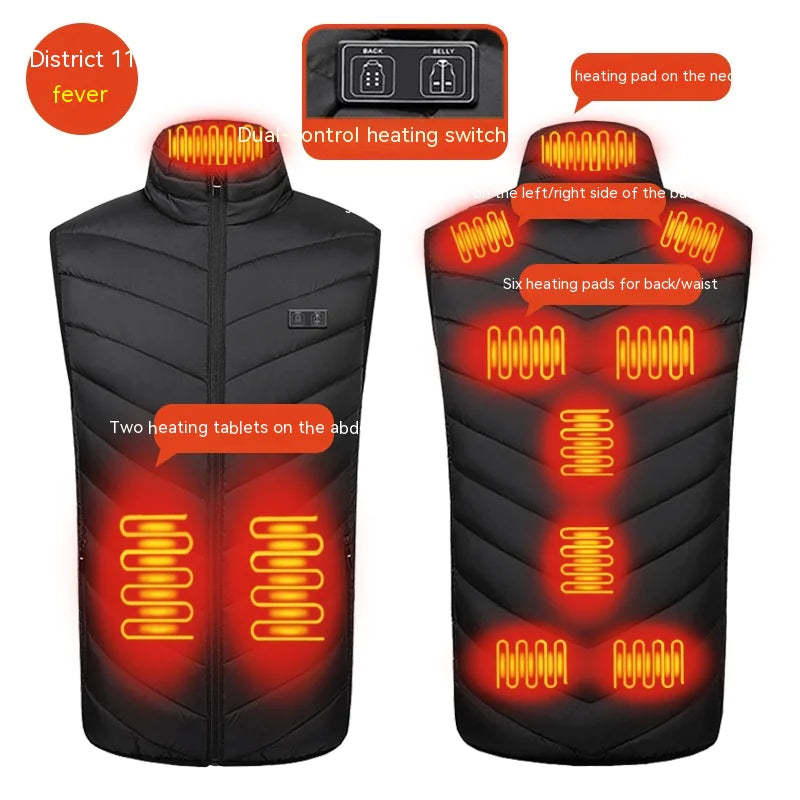 Self-heating Smart USB Electric Vest Rieworkes