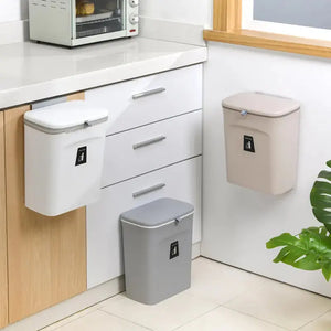 Kitchen Trash Can Kitchen Waste Bin Kitchen Garbage Cans Recycle Rubbish Bin for Kitchen Dustbin Garbage Bin Trash Bin Trashcan Rieworkes
