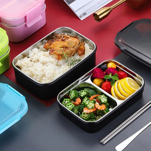 Stainless Steel Two-Layer Lunch Box Rieworkes