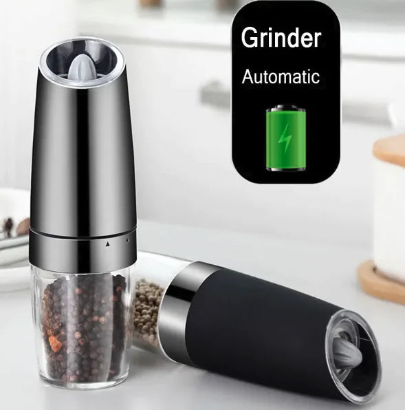 Electric Gravity Salt &amp; Pepper Grinder Rieworkes