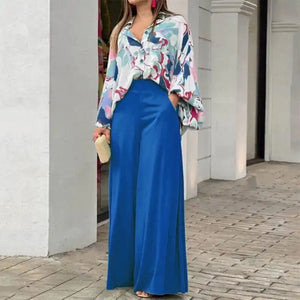 Loose Casual Shirt Trouser Suit Rieworkes