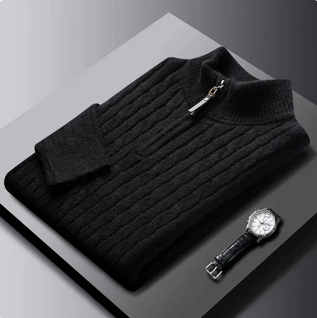 Men's Relaxed Fit Knit Sweater Jacket Rieworkes