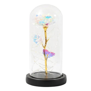 Enchanted Glass Rose Decoration Rieworkes