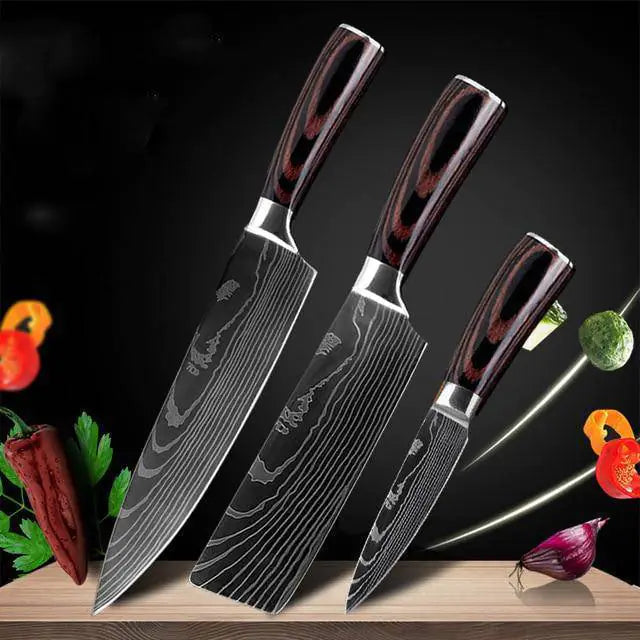 Carpenter's Special Set 6-piece Set 8-piece Set Knife Chef Knife Kitchen Knife Cooking Rieworkes