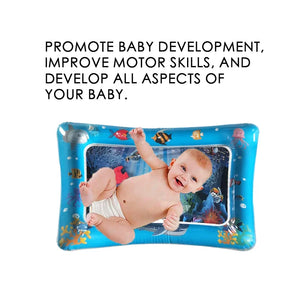 Tummy Time Inflatable Water Mat for Babies Rieworkes