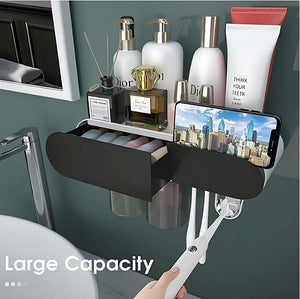 Convenient Toothbrush and Cosmetics Organizer Rieworkes