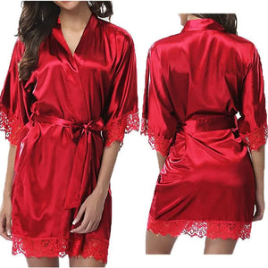 Kimono Style Silk Robe Rieworkes
