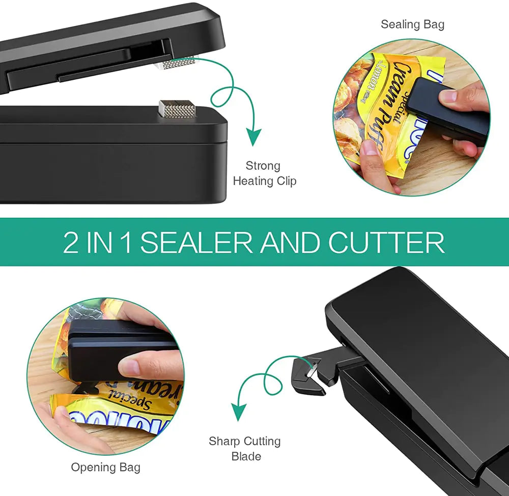 Rechargeable Portable Mini Bag Sealer Rieworkes