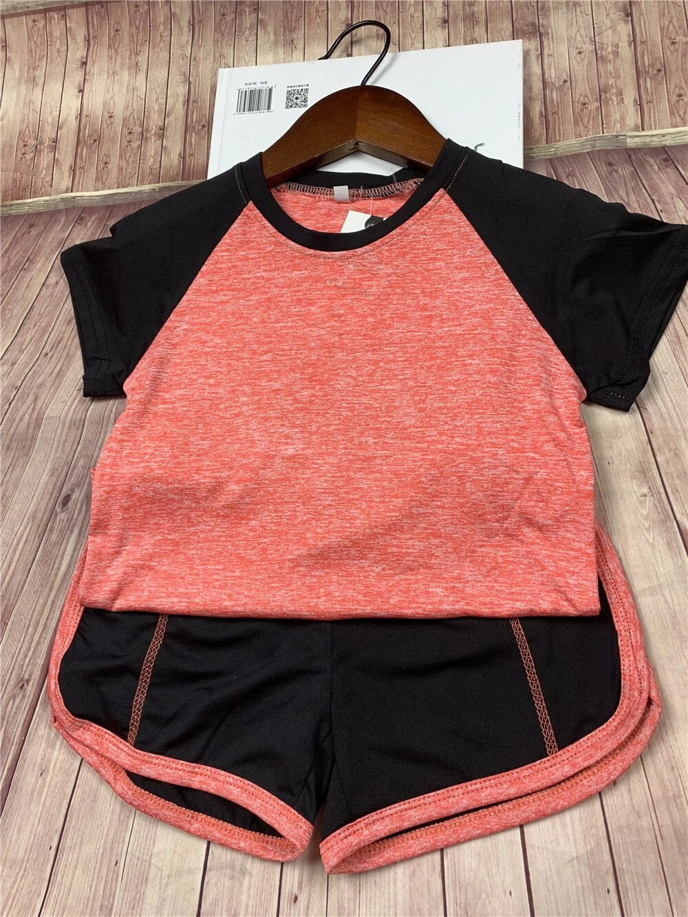 Kids Fitness T-shirt and Gym Shorts Rieworkes