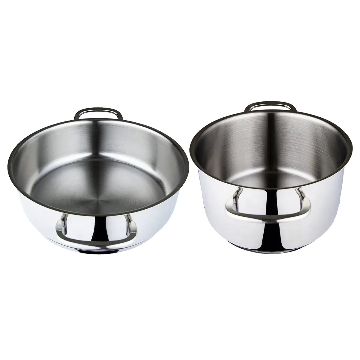 Serenk Modernist Cookware Set Saute Pan Stock Pot, 4 pcs Rieworkes
