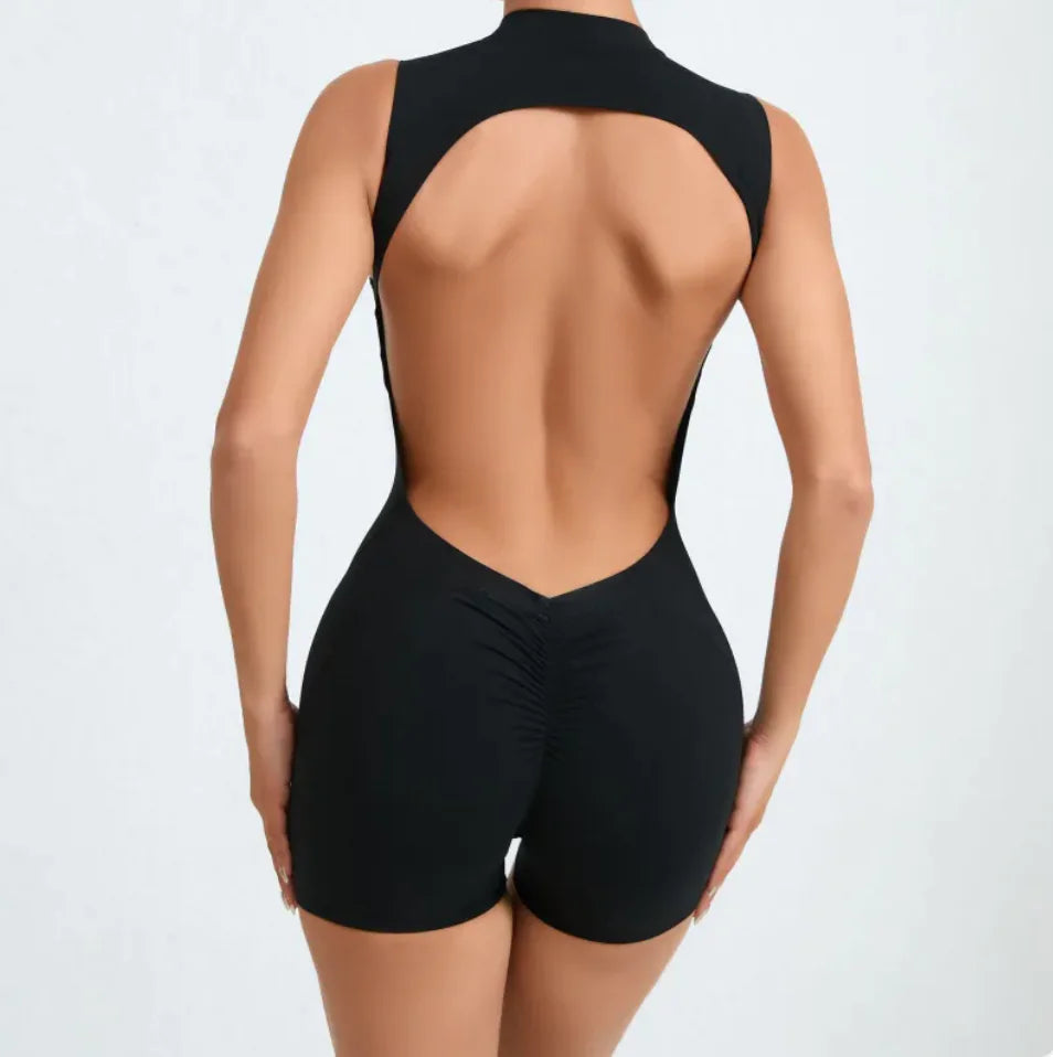 Breezy Backless Yoga Jumpsuit Rieworkes