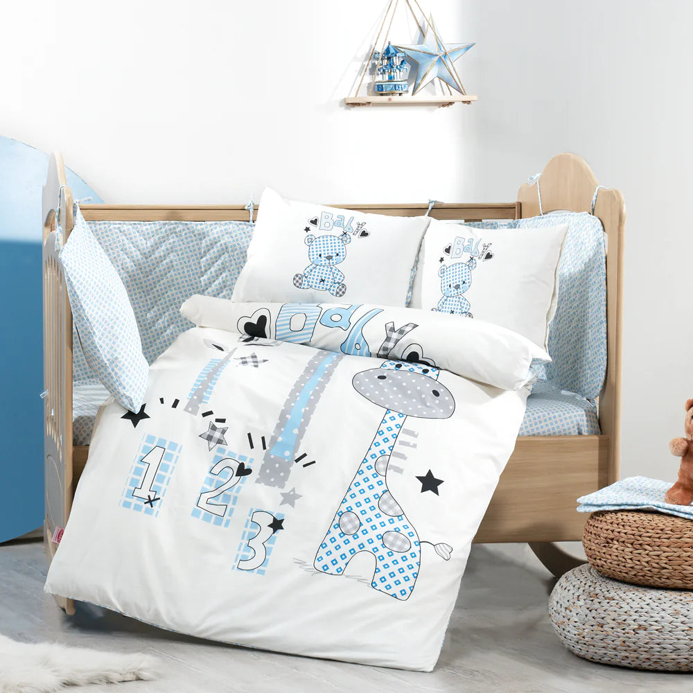 Hobby Buddy - Blue Baby Duvet Cover Set Rieworkes