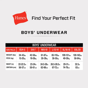 Hanes Boys' Big Performance Tween Boxer Brief Pack, X-Temp Mesh Stretch Underwear, Black, 6-Pack Large Black/Grey - 6 Pack Rieworkes
