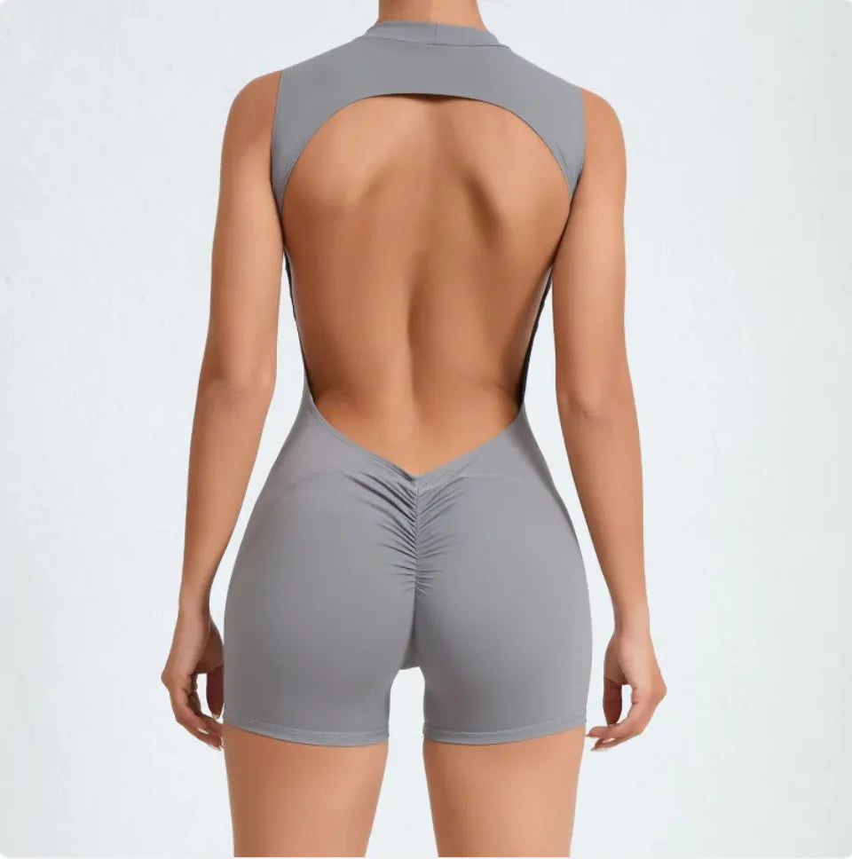 Breezy Backless Yoga Jumpsuit Rieworkes