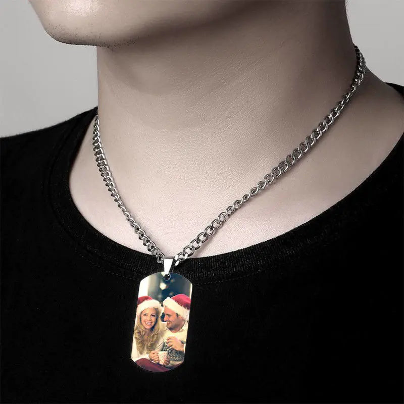 Personalized Photo Necklace Mimarta