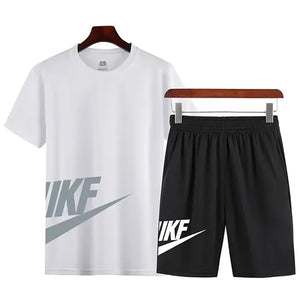 Luxury Men's T-Shirt and Shorts Set for Teens (2 Pieces) Mimarta