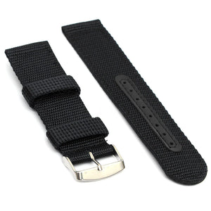 18mm 20mm 22mm 24mm Military Canvas Nylon Wrist Watch Band Strap Bracelet Sport Rieworkes
