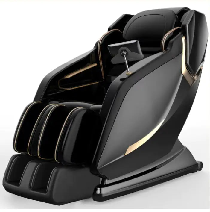 Full Body Zero Gravity Shiatsu Massage Chair SL-Track Recliner With Airbag Speaker LCD Screen Remote Control Voice Control BackLeg Heat Rieworkes