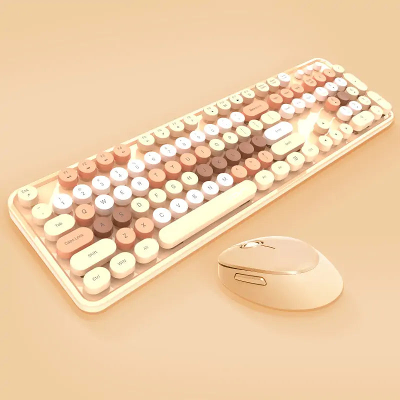 Wireless Round Keycap Keyboard Set Rieworkes