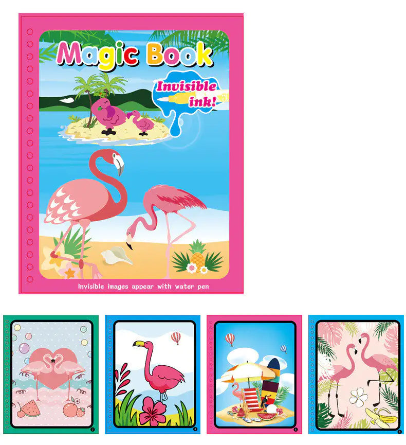 Children's Magic Water Painting Book Coloring And Coloring Book Rieworkes