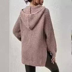 Pullover Hooded Sweater Women's Loose Slimming Rieworkes