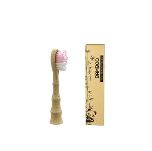 Organic Bamboo Biodegradable Electric Toothbrush Head Rieworkes