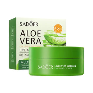 OAKSII Under Eye Patches 60PCS Aloe Vera Under Eye Mask for Dark Circles and Puffiness Under Eye Gel Pads Improve Under Eye Bags Fine Lines and Wrinkles (60pcs eye patch) Mimarta