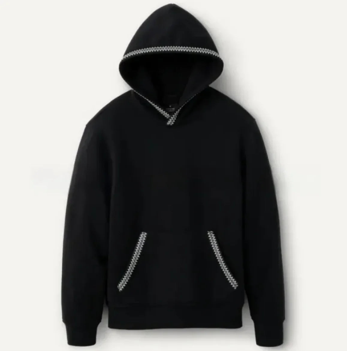 Fleece-Lined Hooded Earth Tone Pullover Rieworkes