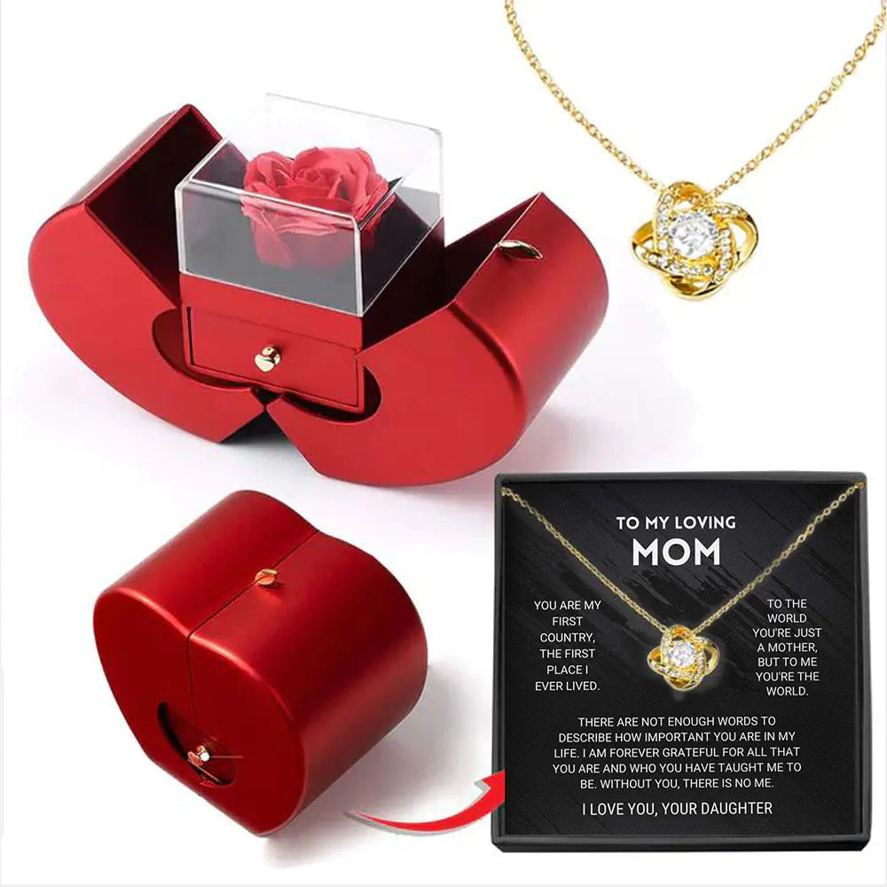 Luxury Four-Leaf Clover Necklace Gift Box Set Mimarta