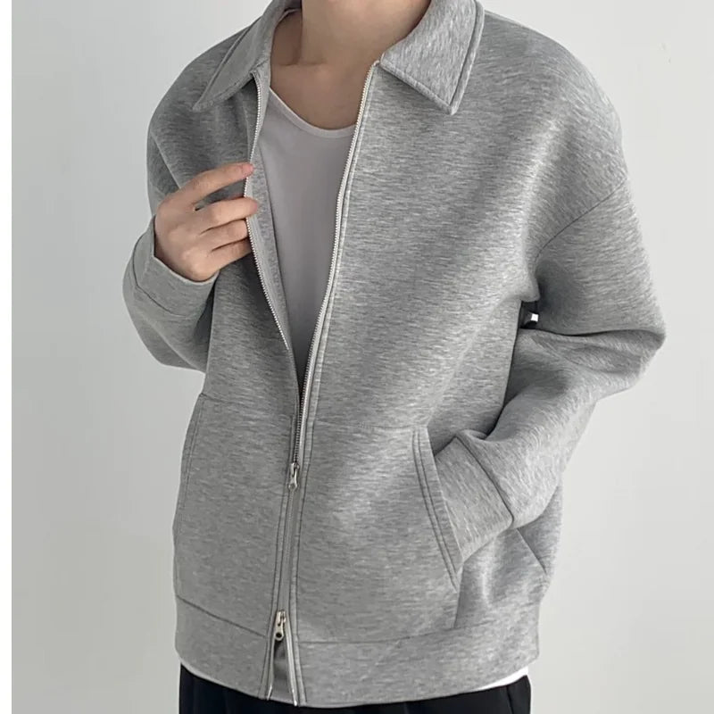 Flip Collar Zipper Coat Rieworkes